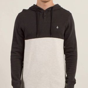 Volcom Murphy Thermal in Grey and White LARGE